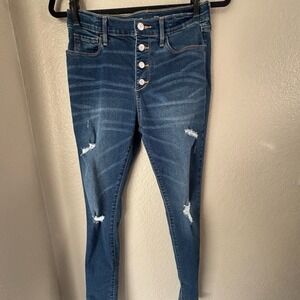 Old Navy Rockstar stretch high rise skinny Jeggings size 16